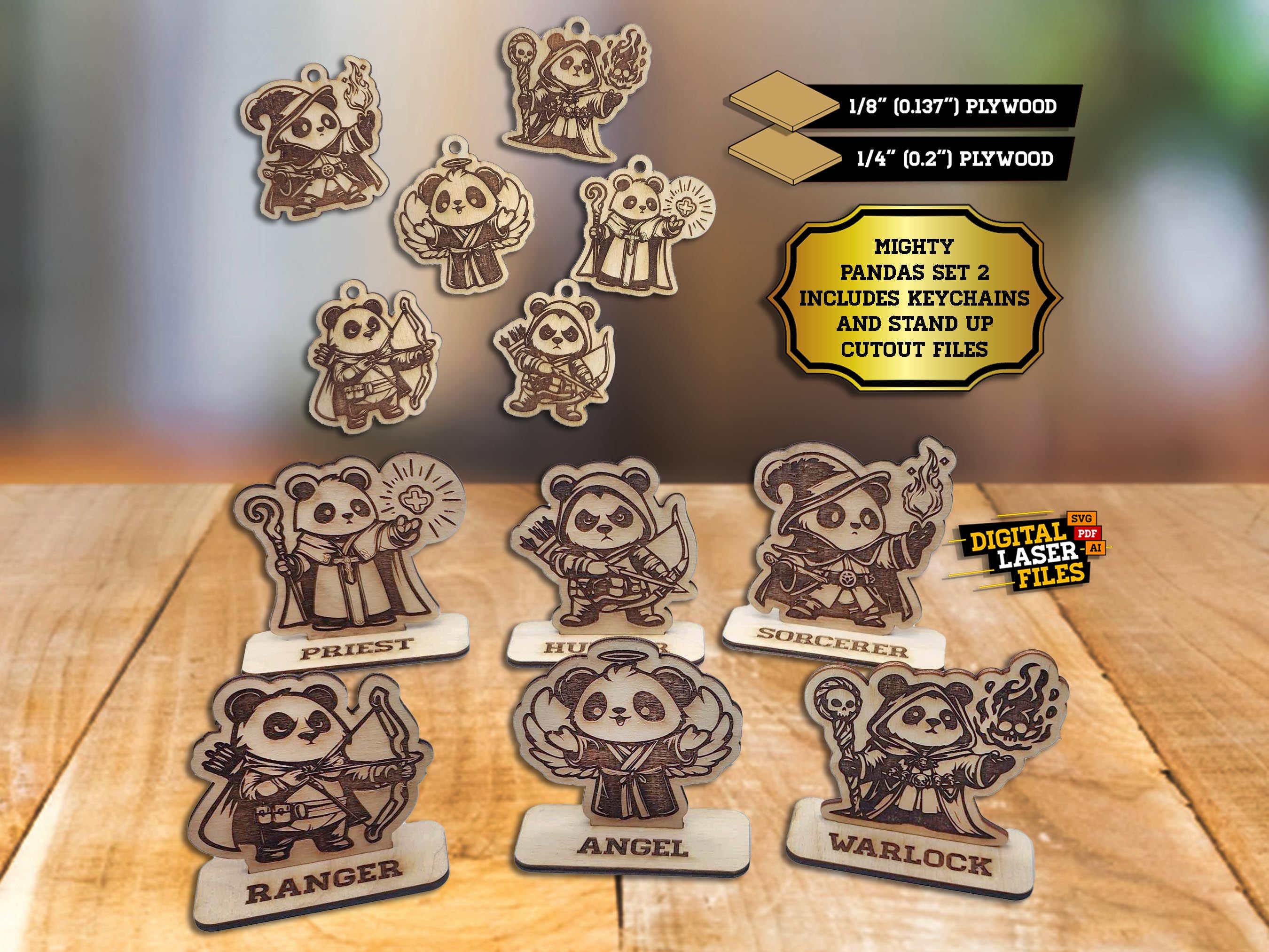 Mighty Pandas Set 2 – Fresh Start Customs