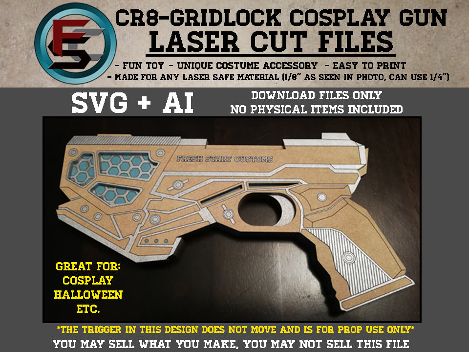 Cr8-Gridlock Cosplay Gun