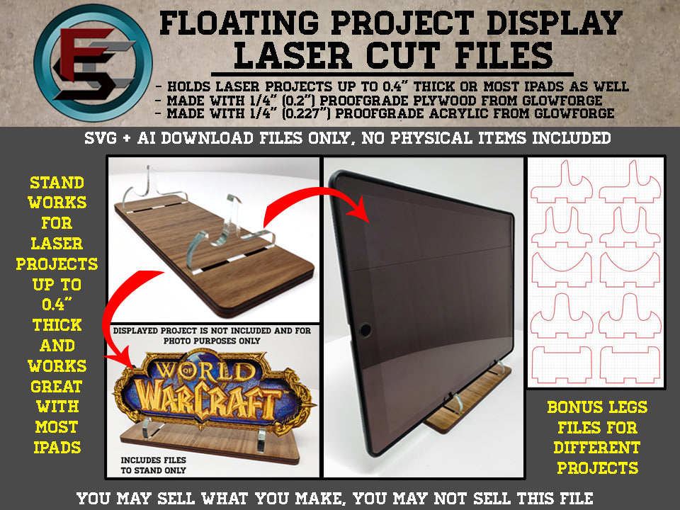 Floating project display