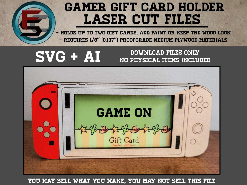 Gamer Gift Card Holder
