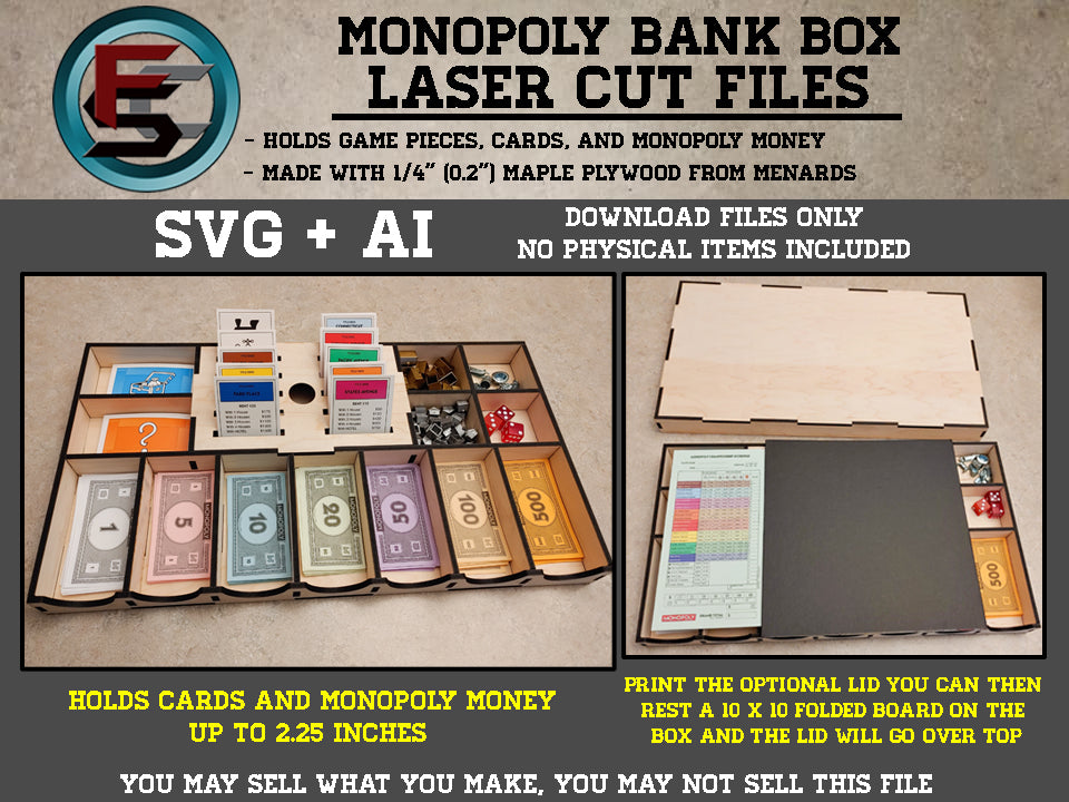 Monopoly Bank Box