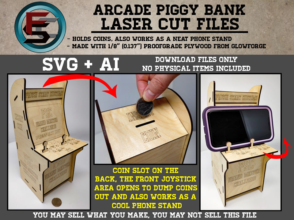 Arcade Piggy Bank