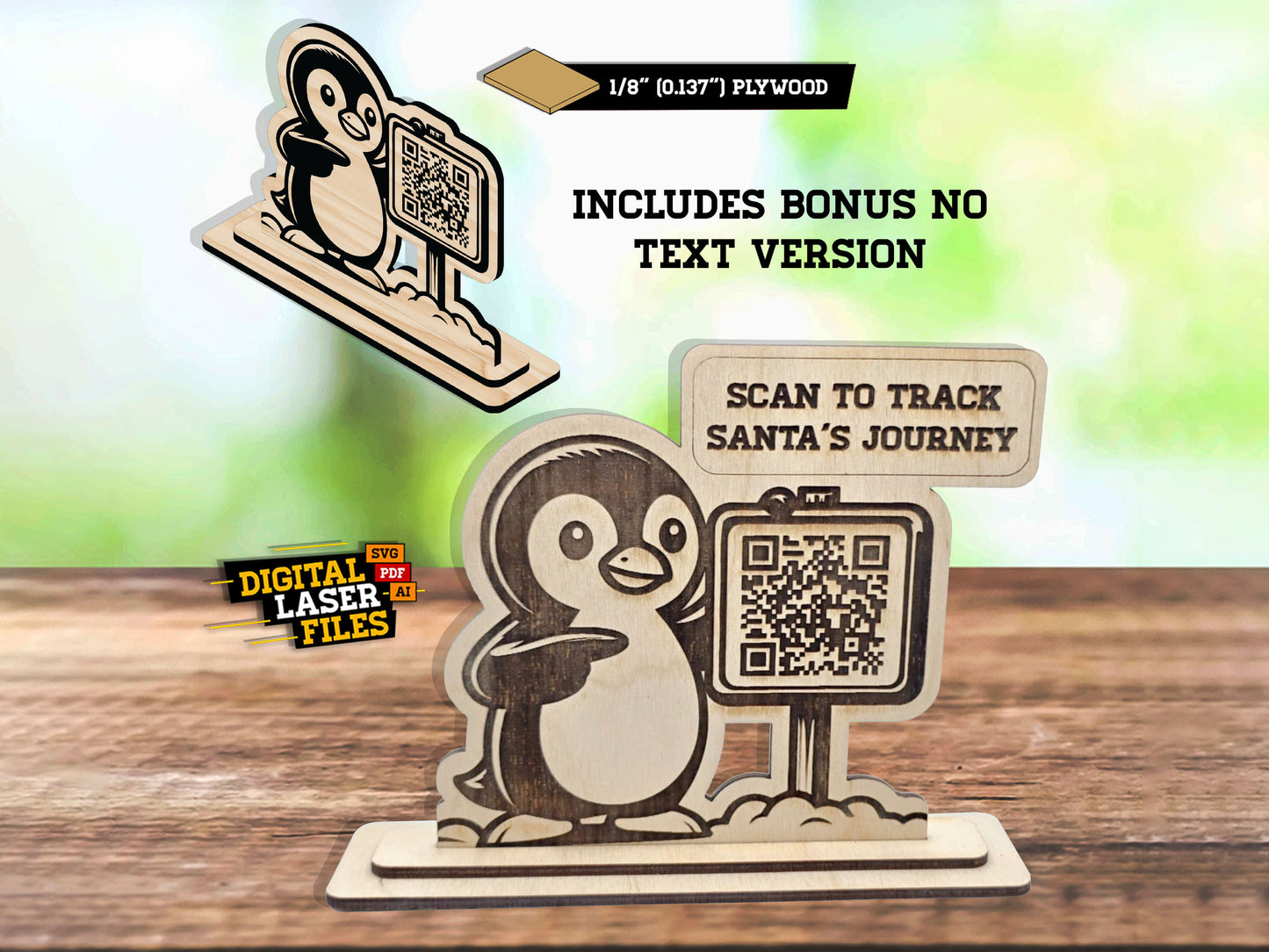 Penguin - Santa Tracker Display