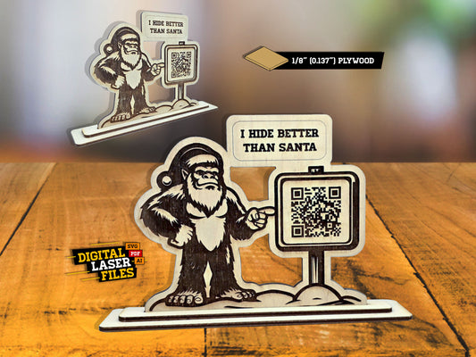 Bigfoot - Santa Tracker Display