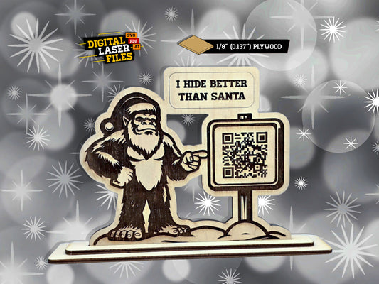 Bigfoot - Santa Tracker Display