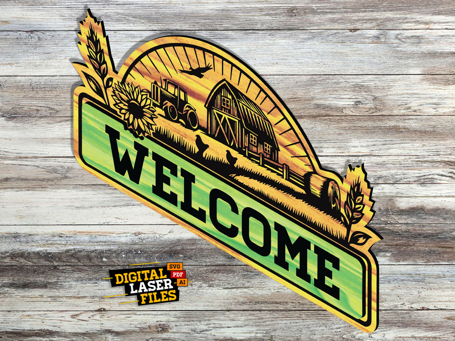 Welcome to Our Farm Sign