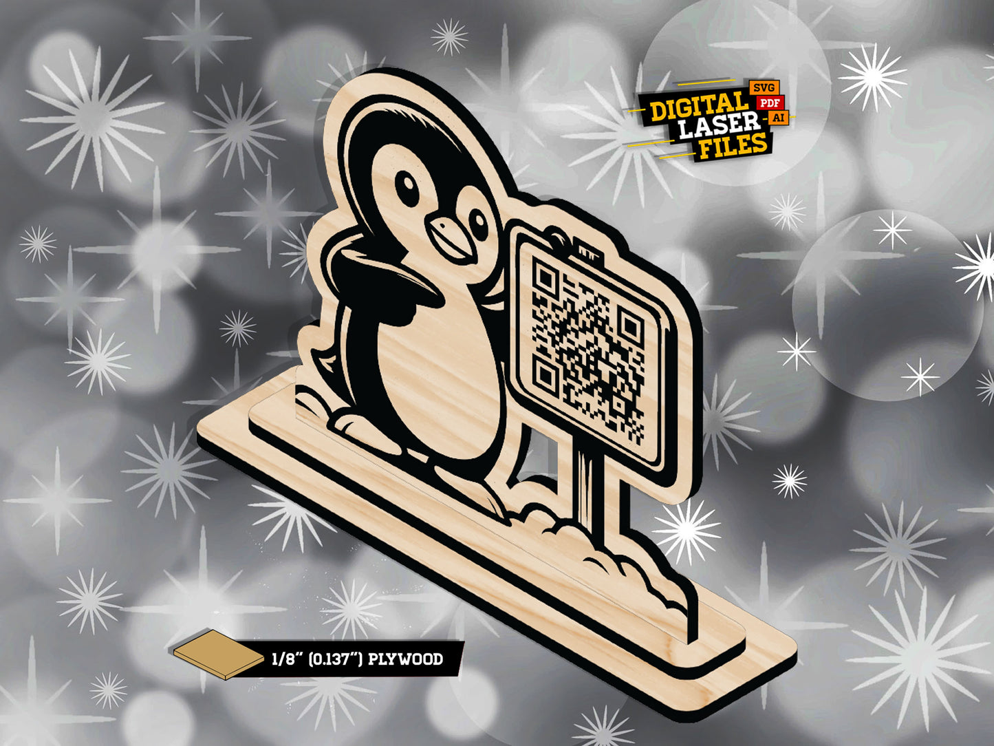 Penguin - Santa Tracker Display