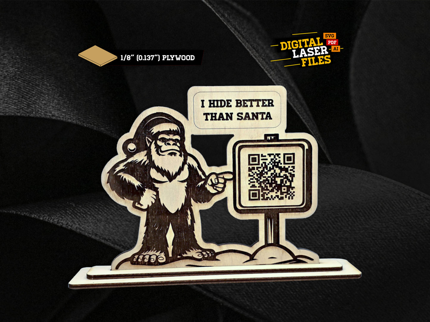 Bigfoot - Santa Tracker Display