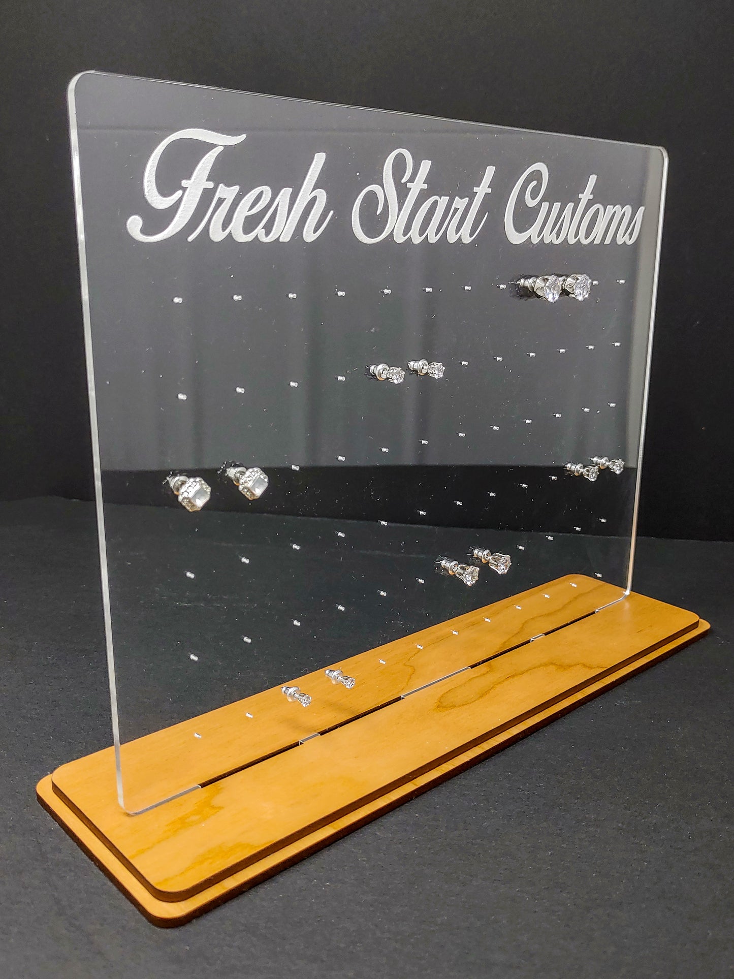 Rectangle Earring Stud Stand