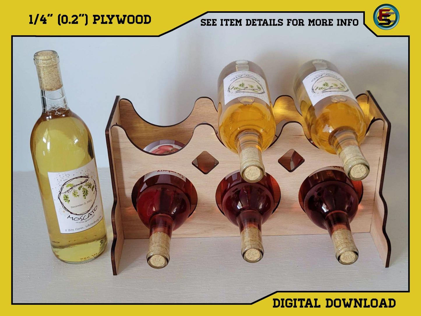6 Tray Wine Display