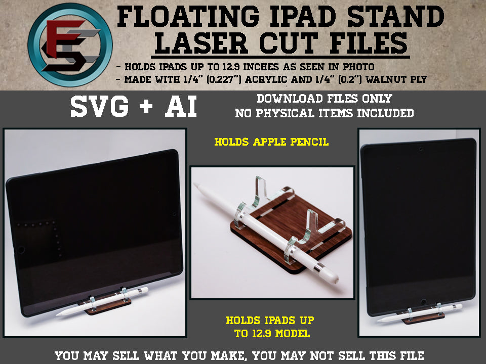 Floating iPad Stand