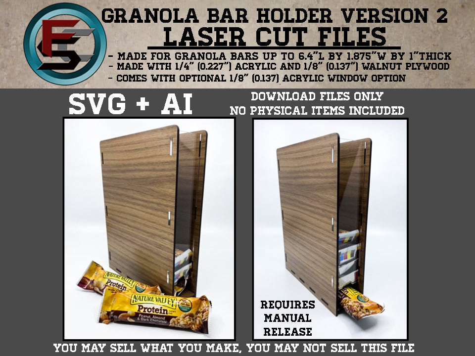 Granola Bar Holder Version 2