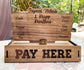 Raised Payment Stand