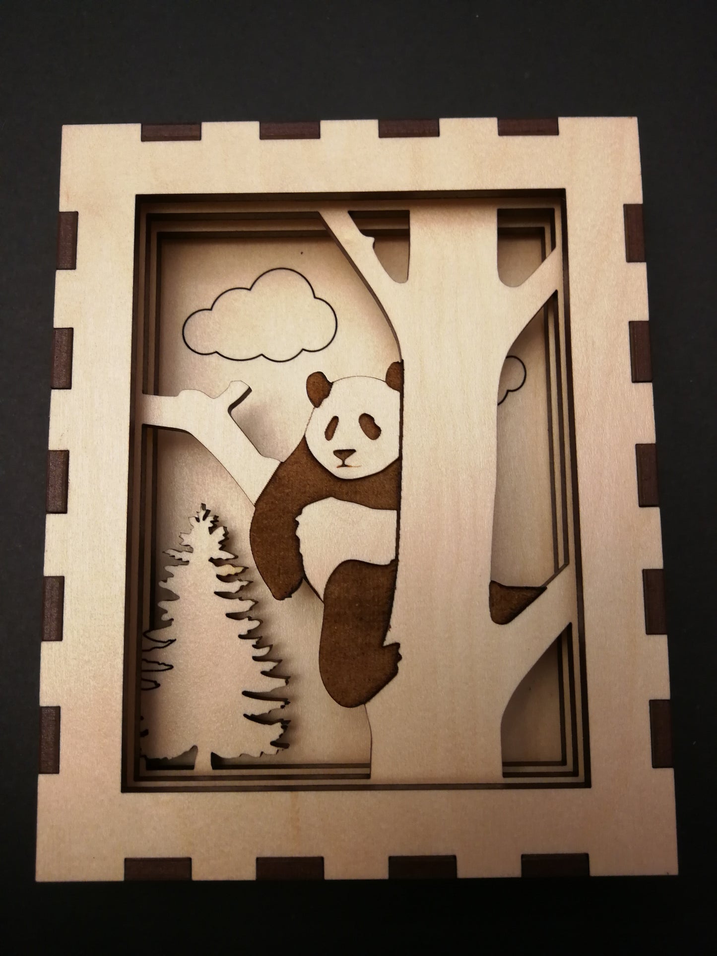 Layered Panda Box