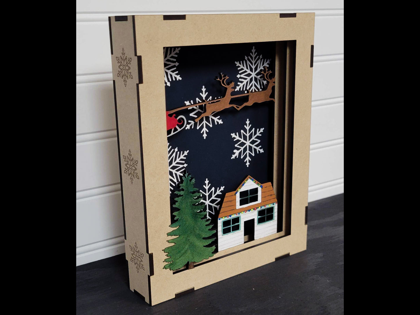 Large Christmas Shadow Box