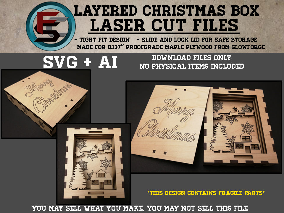 Layered Christmas Box