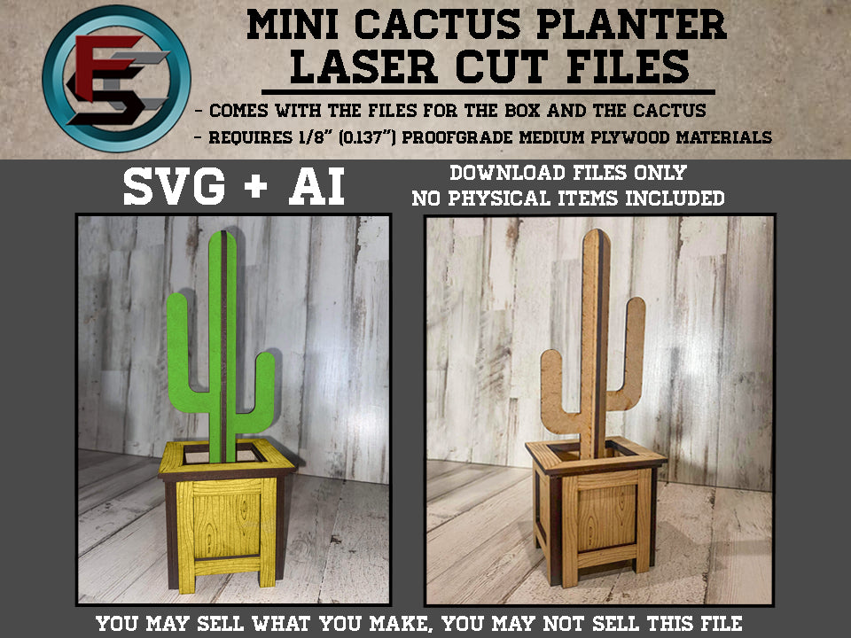 Mini Cactus Planter