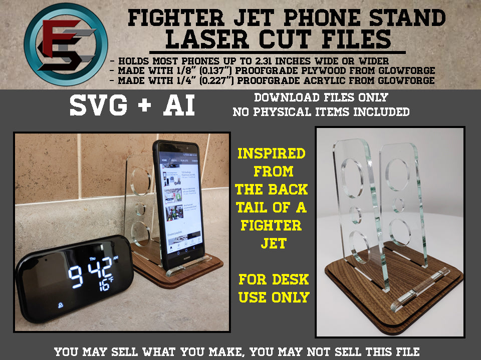 Fighter Jet Phone Stand