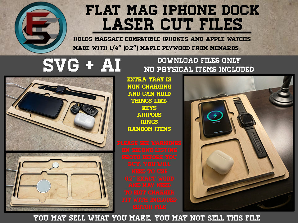 Flat Mag iPhone Dock