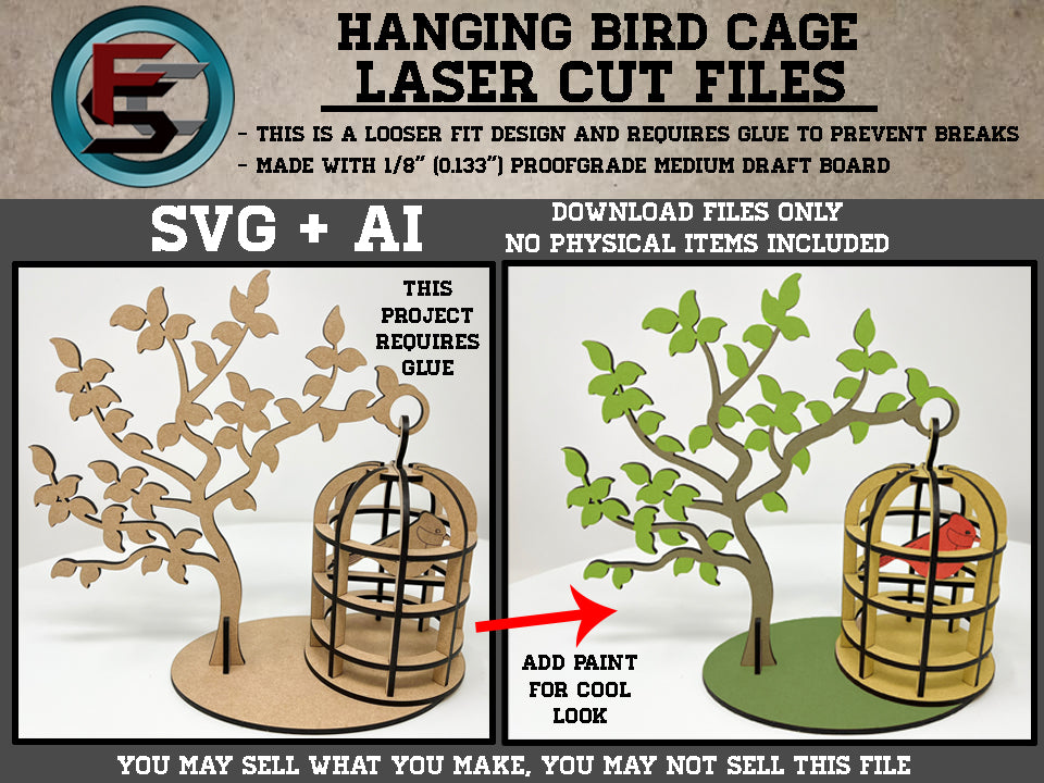 Hanging Bird Cage