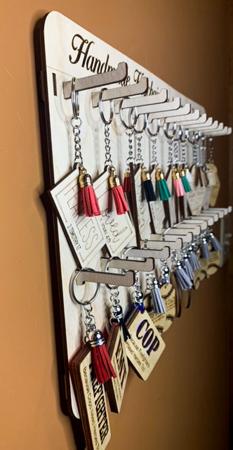 Buy Freestanding keychains display with Custom Designs 
