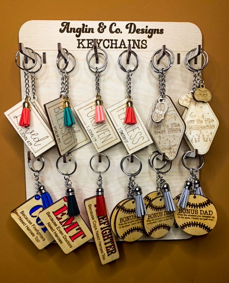 Large Wall Hanging Keychain Display – Fresh Start Customs