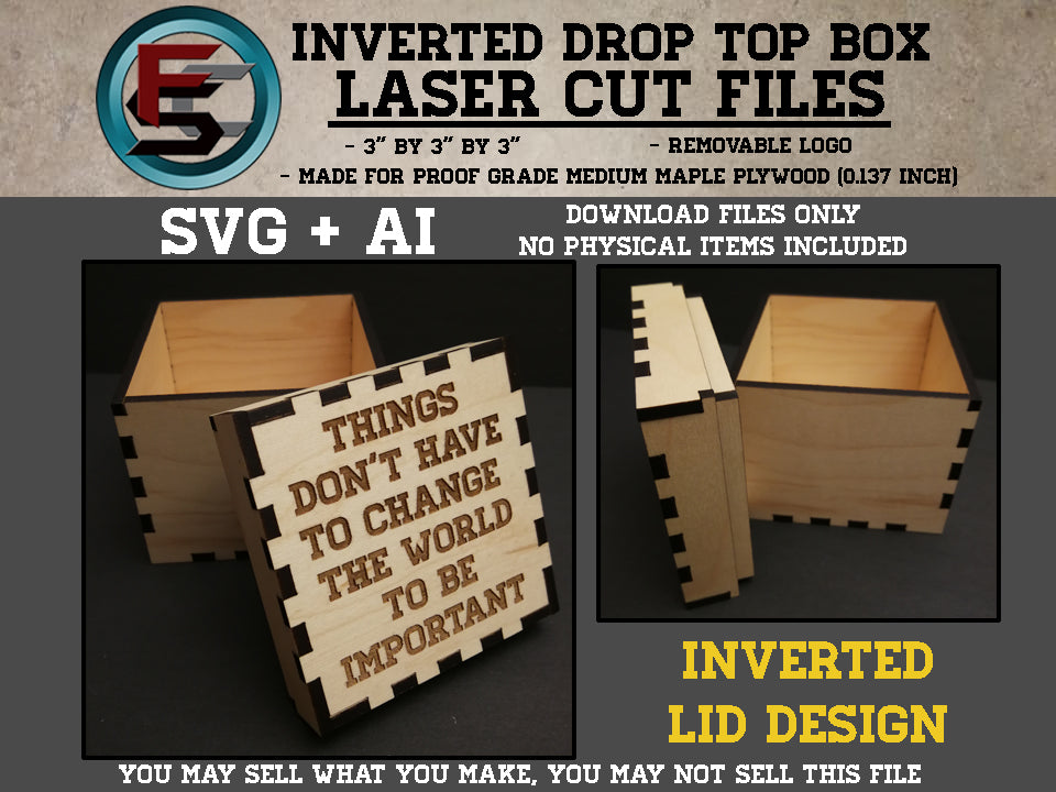Inverted Drop Top Box