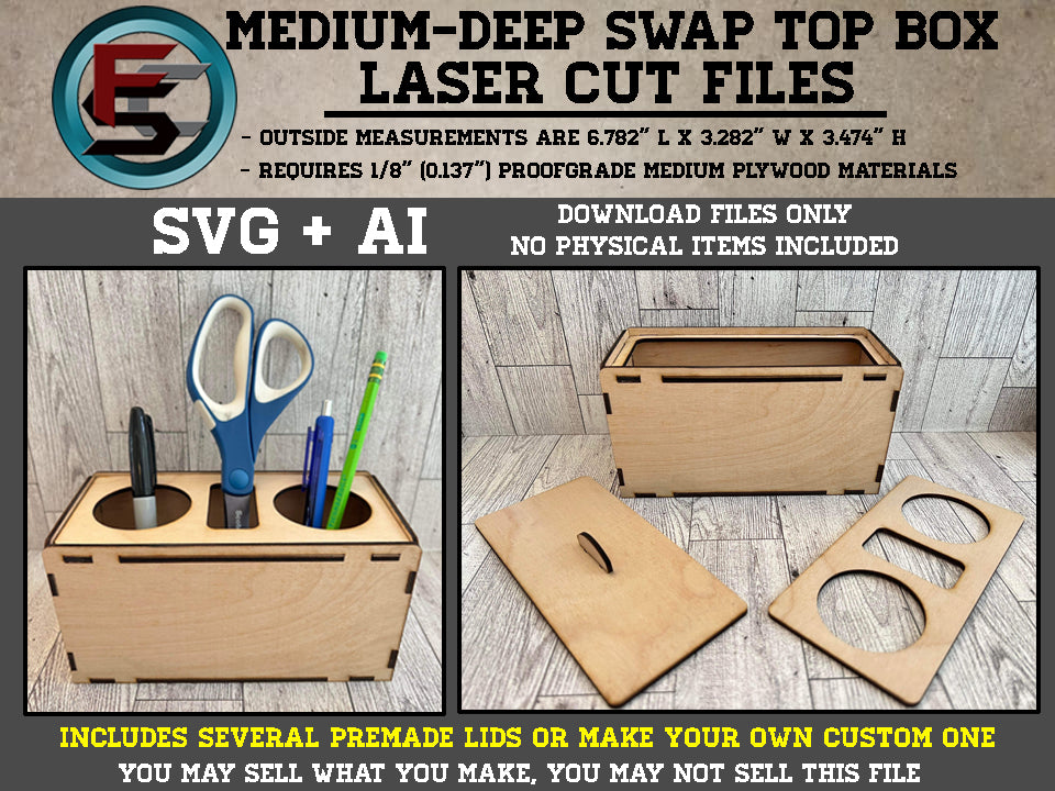 Medium - Deep Swap Top Box
