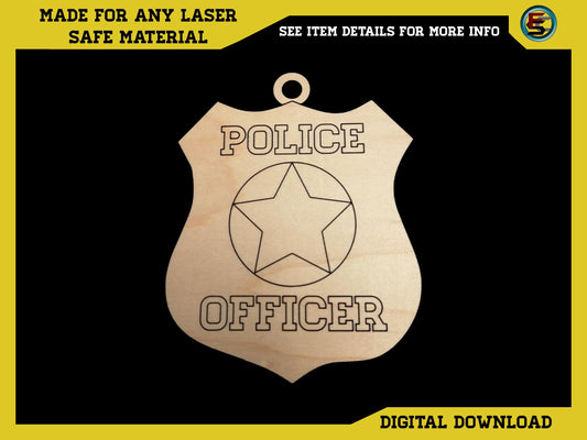 Police Badge ornament