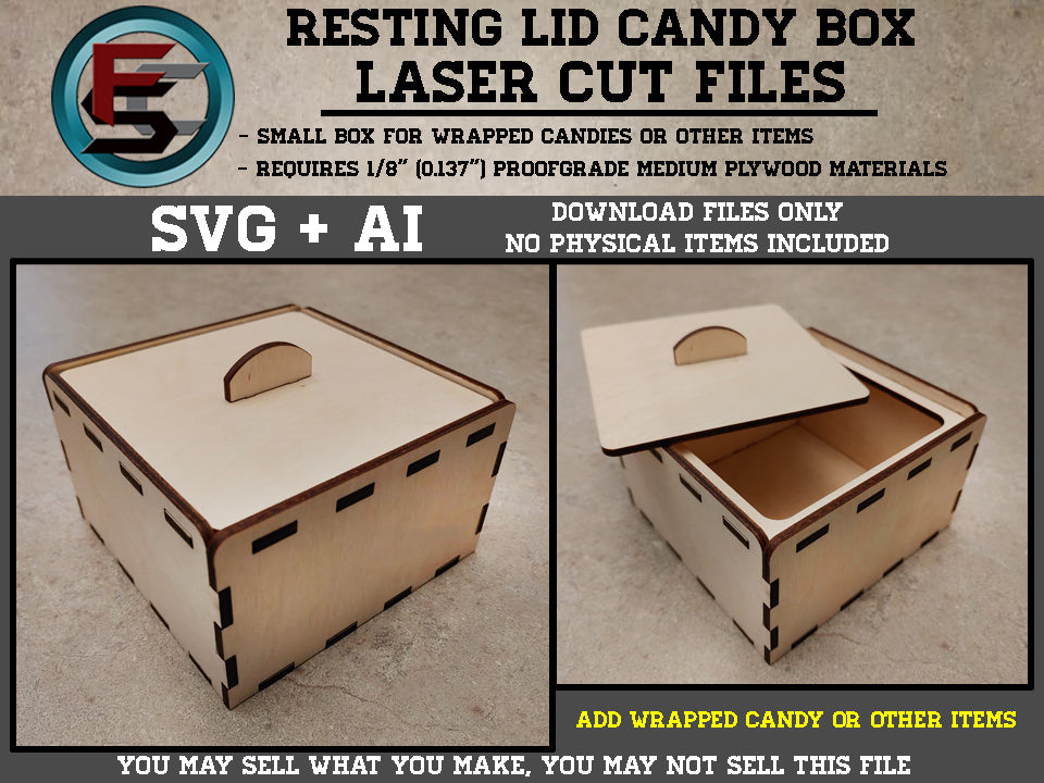 Resting Lid Candy Box