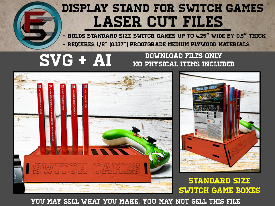 Display Stand for Switch Game Boxes