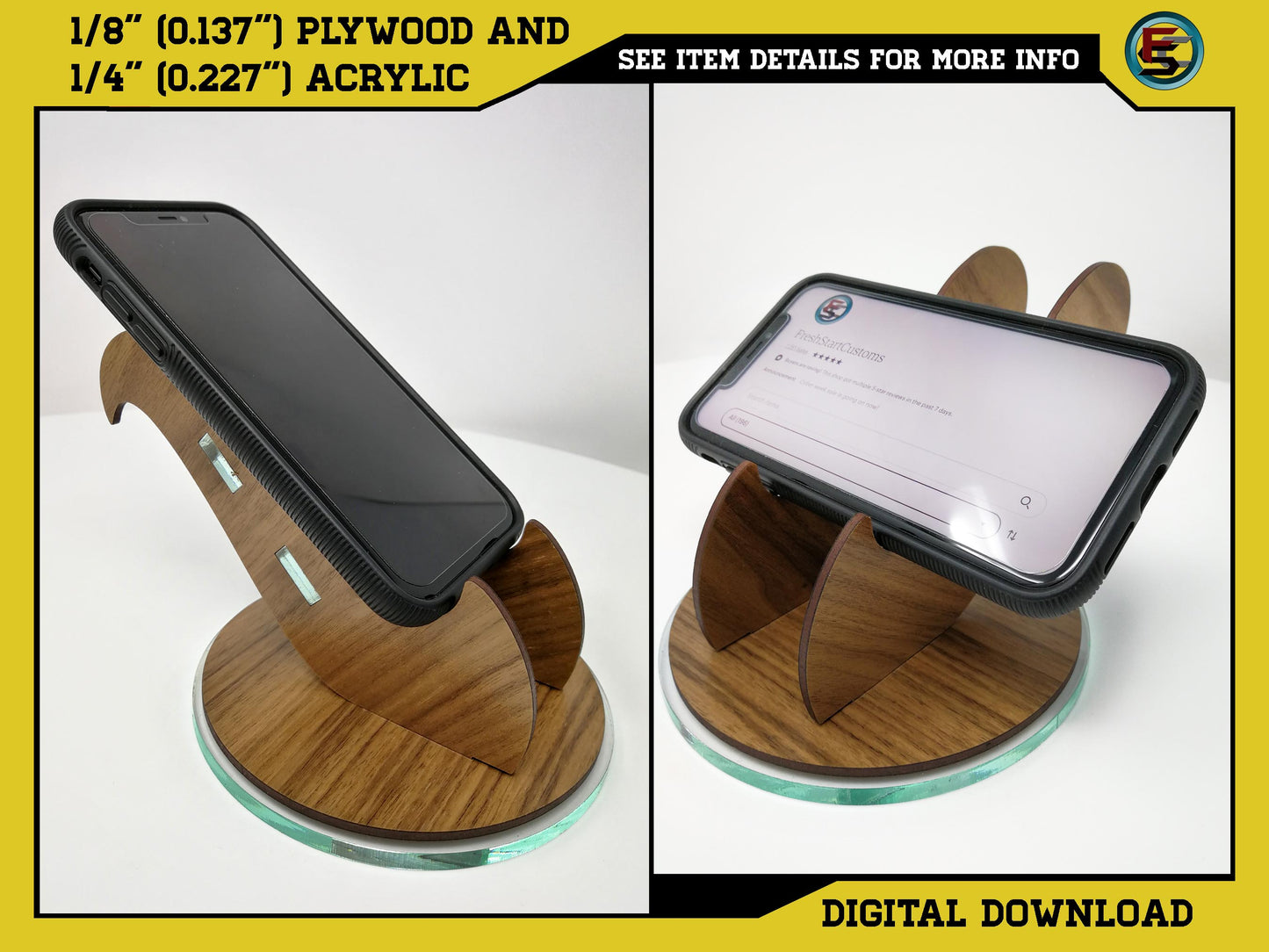 S-Hook Phone Stand