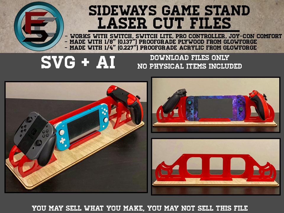 Sideways Game Stand