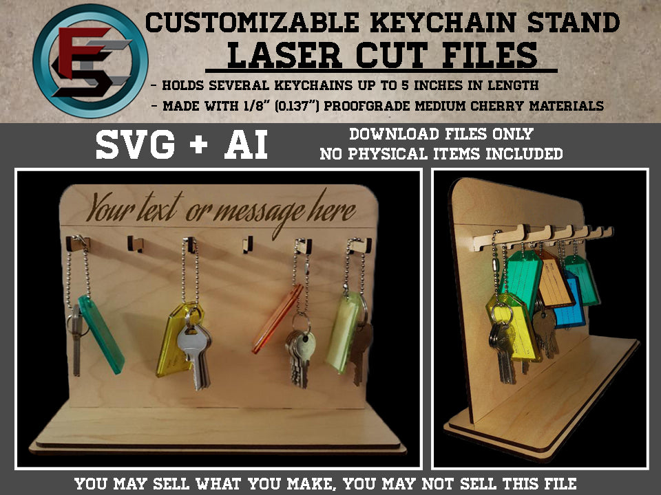 Double Keychain Stand – Fresh Start Customs