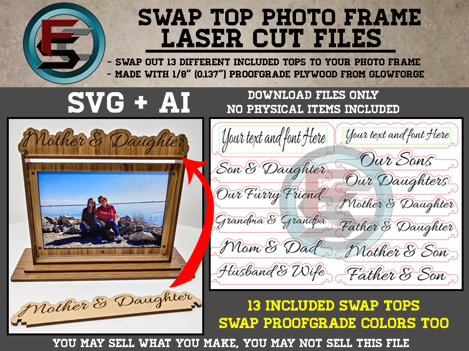 Swap Top Photo Frame