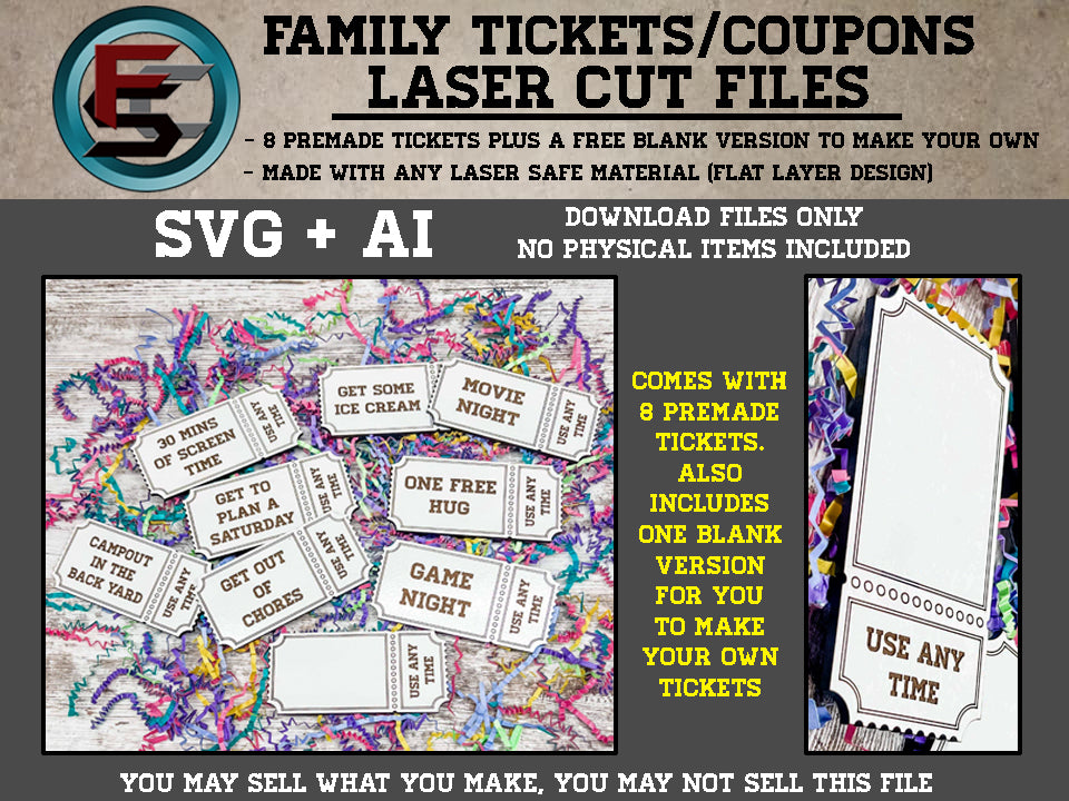 Family Tickets - Coupons