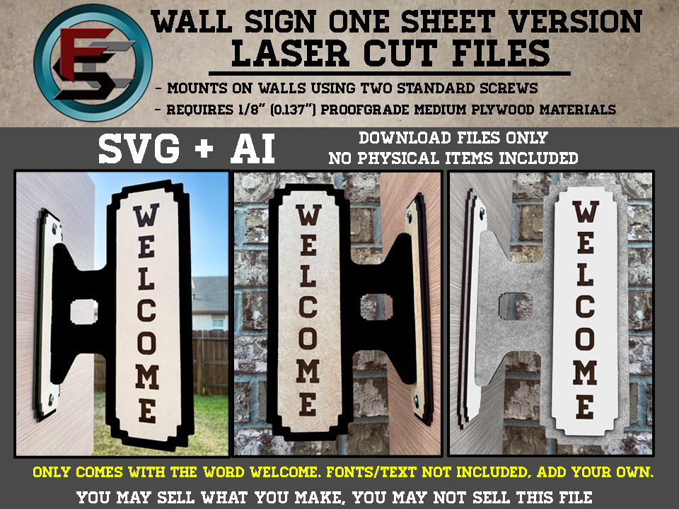 Wall Sign One Sheet Version